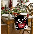 thumbnail image 1 of Deals Qaailabf 2025 Christmas Snowflake Table Flag White Coffee Cup Printed Tablecloth Holiday Table Decoration Tablecloth Tea Flag, 1 of 5
