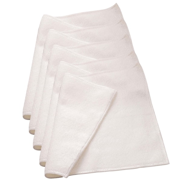 5 paños de limpieza de microfibra, toallas de limpieza, paño para platos, trapos de limpieza absorbentes para platos, ollas, coche y hogar 27cmx30cm
