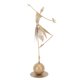 thumbnail image 1 of Dancing Girl Statue Metal Outdoor Sculpture Garden Decoration for Lawn Bookshelf Terrace, 1 of 5