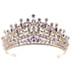 thumbnail image 1 of Rhinestones Crown para la novia Decorative Bride Crown Birthday Hair Accessory, 1 of 5