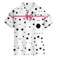 thumbnail image 3 of Tiijoy Boys Casual Polo Shirt Bowknot Dot Print Short Sleeve Shirt, Sizes 3-14, 3 of 3