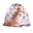 thumbnail image 4 of Herrnalise Women Men Warm Baggy Camouflage Crochet Winter Wool Ski Beanie Tie-Dye Caps Hat, 4 of 6