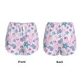 thumbnail image 5 of Picia Sea Shells 3 Pattern Women's 2 in 1 Athletic Running Shorts High Waisted Workout Casual Gym Sweat Shorts with Comfy Liner Zipper Pockets-X-Large, 5 of 9