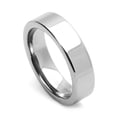 thumbnail image 2 of Men Women Tungsten Carbide Wedding Band Ring 6mm Comfort Fit Flat Classic Ring For Men & Women, 2 of 3
