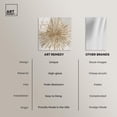 thumbnail image 6 of Golden Zenith Acrylic Elegant Nature Art by Art Remedy, Ready to Hang, 24 x 24, 6 of 7
