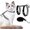 Black Rhinestones, variant on Harness and Leash Set - Escape Proof Adjustable  Harness, H-shped Comfortable Soft Lightweight Kitten Harness for Outdoor Walking, for Small Medium Cats, Rhinestones M