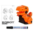 thumbnail image 3 of Juguete de dinosaurio caminando, robot con sonidos, líneas interactivas hechas a mano rastrean el juguete de los dinosaurios modelo de animales para Estilo a, 3 of 8