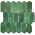 thumbnail image 4 of Baldosas para salpicaduras, despegar y pegar, color verde, 10 hojas, 4 of 9