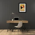 thumbnail image 3 of Toulouse-Lautrec, Henri de 17x24 Black Ornate Wood Framed with Double Matting Museum Art Print Titled - Reine de Joie, 3 of 4
