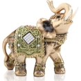 thumbnail image 1 of Lucky Elephant Statue, Perfect for Gift for Home Shop Decoration, Thai Elephant, Feng Shui Elephant, for Reception Decoration, Good Luck Decoration, Three Sizes(L/M/S)(S), 1 of 8