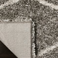 thumbnail image 4 of SAFAVIEH Hudson Arline Geometric Shag Area Rug, Grey/Ivory, 8' x 10', 4 of 7