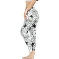 thumbnail image 3 of DISNIMO Halloween Spider Printed High Waisted Workout Leggings for Women, Spider Web Printed Yoga Pants Leggings Tummy Control Workout Yoga Pants for Sport, White and Black, XS, 3 of 6