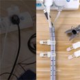 thumbnail image 4 of Inteprter 100 piezas de bridas para cables, organizador de cables, clips de alambre, accesorios electrónicos Almacenamiento y organización del hogar Blanco Inteprter HA062557-02B, 4 of 6
