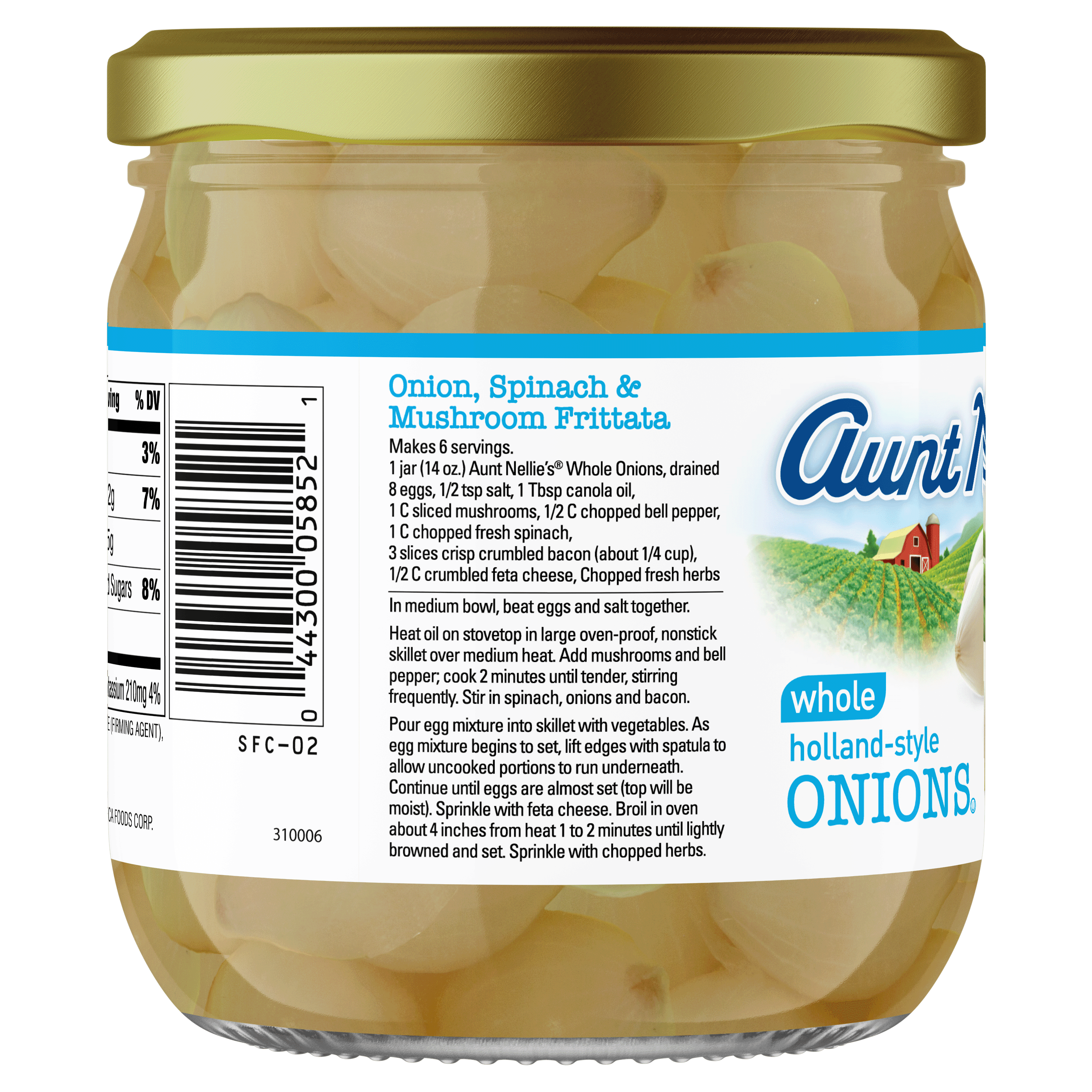 Aunt Nellie' Onions 15oz | Jarred corn - Walmart Business Supplies