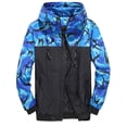 thumbnail image 2 of Innerwin Jacket Long Sleeve Mens Coat Fall Hoodie Lightweight Outwear Blue 4XL, 2 of 3