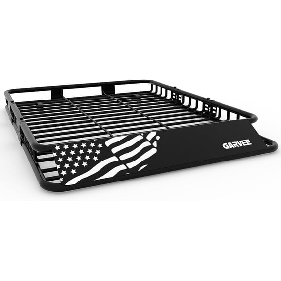 GARVEE Roof Rack Cargo Basket,64"x50"x6" Universal Rooftop Cargo Carrier Basket with Extension Luggage Rack,200 Lbs Capacity for Suvs,Trucks,Vehicles