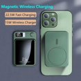 thumbnail image 5 of Banco de energía inalámbrico Qi magnético, cargador rápido tipo C para iPhone 15, 14, 13, Samsung MaCsafe, 2024, 100000mAh, 5 of 5