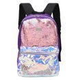 thumbnail image 1 of Mochila elegante, decoración de lentejuelas, mochila de moda para estudiantes, mochila portátil diseñada para precisión, 1 of 8