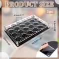 thumbnail image 2 of 24-Hole Shot Glass Tray Holder Acrylic Wine Glass Organizer 1.77 inch Hole Shot Glass Serving Trays Beer Wine Glass Display Rack for Bar Party Club Black, 2 of 9