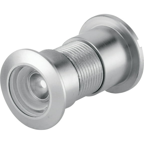 1 in., Satin Nickel, 130 Degree Door Viewer