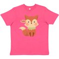 thumbnail image 3 of Inktastic Cute Fox Hello Youth T-Shirt, 3 of 5