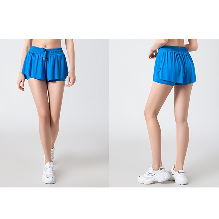 Butterfly Running Shorts Drawstring Moisture Wicking Shorts for