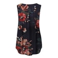 thumbnail image 5 of EKOUSN Womens V Neck Long and Short Sleeve Tunics Shirts Tops Sleeveless Tank Tops Plus Size, 5 of 5