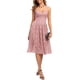 thumbnail image 5 of SAYOO Un vestido de cóctel elegante de encaje floral y rodilla sin mangas SAYOO  moda, 5 of 8
