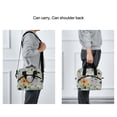 thumbnail image 5 of FORMRS Reusable Lunch Bag for Work School Leakproof Insulated Cooler with Adjustable Shoulder Strap, Green Floral Pattern, 5 of 6
