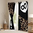 thumbnail image 3 of Castle Fairy Boys Girls Cheetah Print Black Out Curtains,Sport Billiards Curtains Pack of 2 (42x63 Each),Animal Leopard Print Bedroom Curtains,Ultra Soft Home Decor, 3 of 6