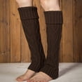 thumbnail image 2 of Forzero Long Leg Warmers Women Lady Acrylic Crochet Knitted Soft Elastic Machine Washable Boot Cover Loose Socks Sleeve Leggings For Autumn/Fall Winter, 2 of 3