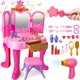 thumbnail image 1 of Set de maquillaje Vanity AugToy Magic para niños pequeños con espejo y silla, 1 of 6