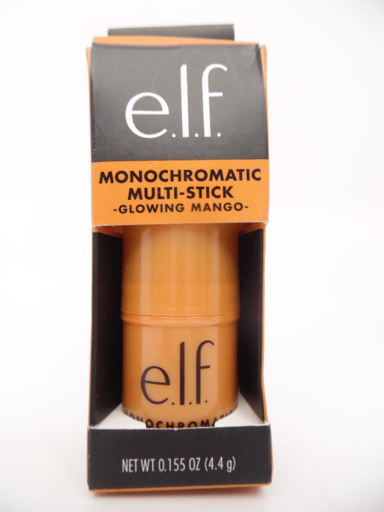 elf Monochromatic Multi-Stick Eyes Lips Cheeks Glowing Mango 81347, 0.155 oz
