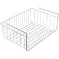 thumbnail image 1 of Southern Homewares White Wire Under Shelf Storage Organization Basket 17-Inch, 1 of 1
