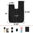thumbnail image 2 of Muka Cotton Canvas Knot Bag, Small Knot Closure Wrist Tote Bag, Natural Wristlet Makeup Pouch, 2 of 8