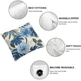 thumbnail image 4 of SHANXI Throw Pillow Covers Flowers Red Blue Green Pattern Print Cushion Cover Soft Pillow Cases for Home Sofa Bed Chair Car Office Decorative 12x12in, 4 of 5
