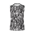 thumbnail image 6 of Lsque Zebra Print Men's Cotton Blend Sleeveless Muscle Shirts (S-3XL)- Moisture Wicking, Odor Protection, UPF 30+,, 6 of 8