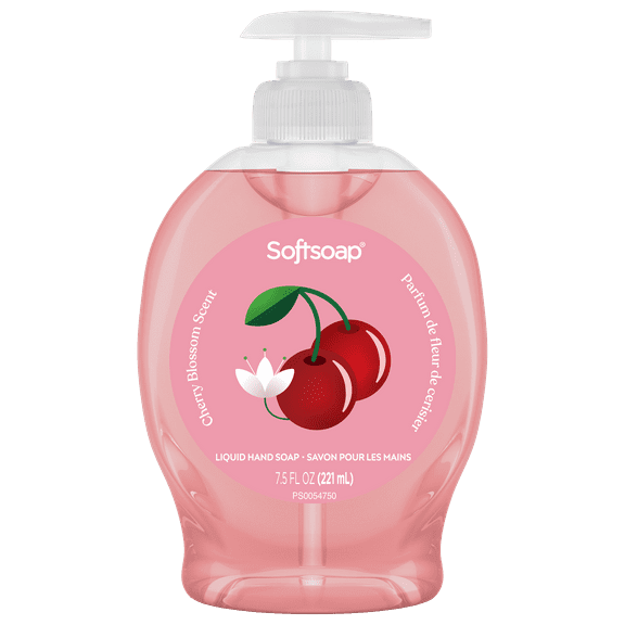 Softsoap Limited Edition Cherry Blossom Liquid Hand Soap, 7.5 oz Pump Bottle