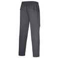 thumbnail image 5 of Ernkv Casual Pants for Men Comfy Lounge Casual Soft Loose Daily Elastic Waist Solid Color Fashion Fall Spring Trousers Full Length Pants with Pocket Dark Gray XXL, 5 of 9