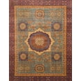 thumbnail image 1 of Ahgly Company Indoor Rectangle Abstract Fire Brick Red Oriental Area Rugs, 7' x 10', 1 of 6