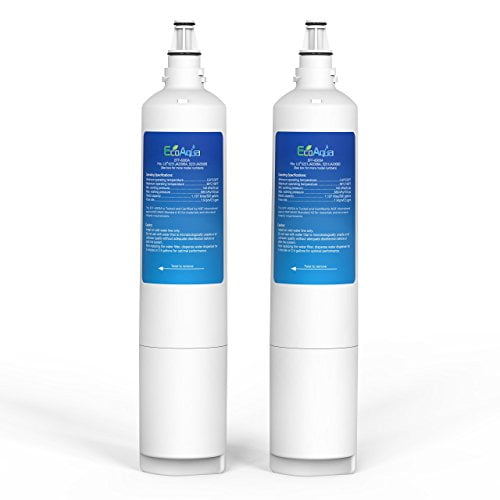 EcoAqua EFF-6003A Filtre de Remplacement, Compatible avec LG LT600P, 5231JA2006A, 5231JA2006B, KENMORE 46-9990, 9990, 469990 Filtre à Eau de Réfrigérateur, Lot de 2