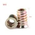 thumbnail image 2 of LHCER Screw-in Nut,20pcs Carbon Steel Hex Socket Drive Insert Nuts Threaded For Wood Furniture ,Insert Nut, 2 of 2