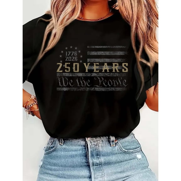 250 Years America Anniversary 250th Independence Day Freedom T-Shirt