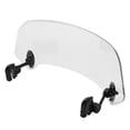 thumbnail image 5 of Motorcycle Clear Smoke Adjustable Clip On Windshield Extension Spoiler Deflector, 5 of 12