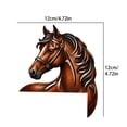 thumbnail image 3 of Wooden Horse Door Topper,Rustic Lying Craft Wall Art Decor | Hanging Brown Door Frame Farmhouse Ornament,Unique Gift for Horse Lovers Cute Shelf Topper Home Decoration, 3 of 7