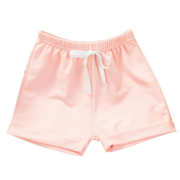 KAUOD Toddler Boys Girls Shorts Bow Beach Vacation Shorts Elastic Waist Loose Lightweight Casual Midi Short Pants