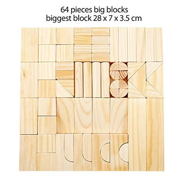 Large wooden blocks for toddlers outlet