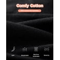 thumbnail image 3 of INNERSY Cotton Padded Training Bras for Girls, Adjustable Straps Teen Bras 3 Pack(2XL,Black), 3 of 4
