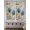 Blue, variant on Watercolor Flowers Living Room Curtains 2 Panel, Vintage Tulips Floral Barn Doors Wood Grain Cafe Window Treatment, Farmhouse Bedroom Bathroom Kitchen Curtains Drapes 104"x54"