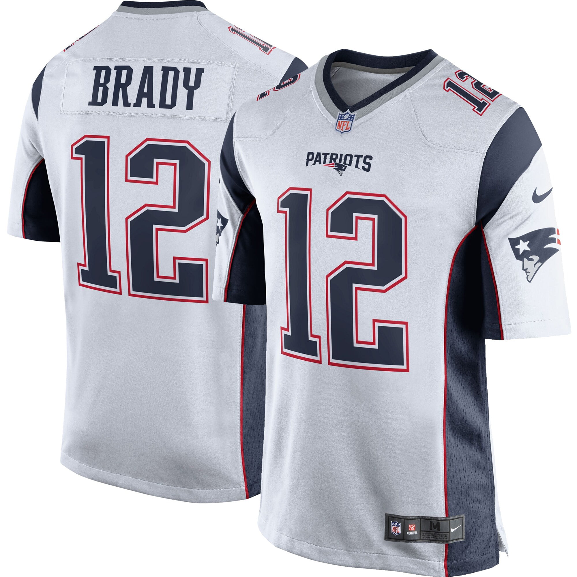 Tom Brady New England Patriots Nike Youth Game Jersey - White - Walmart.com